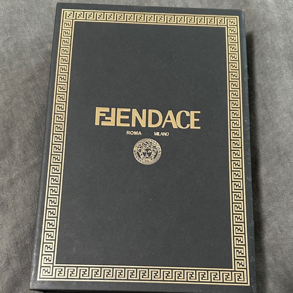 Fendi Versace - Fendace Gold and Black Ornate Journals - Picture 6 of 6